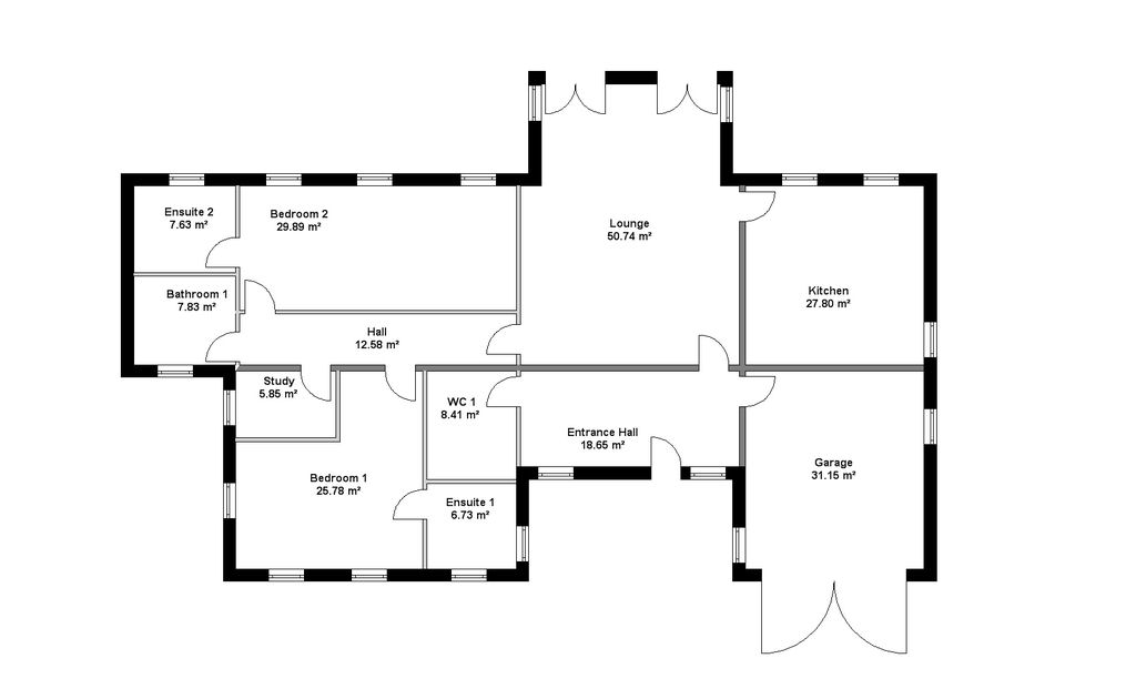 2D Floor Plans for Estate Agents