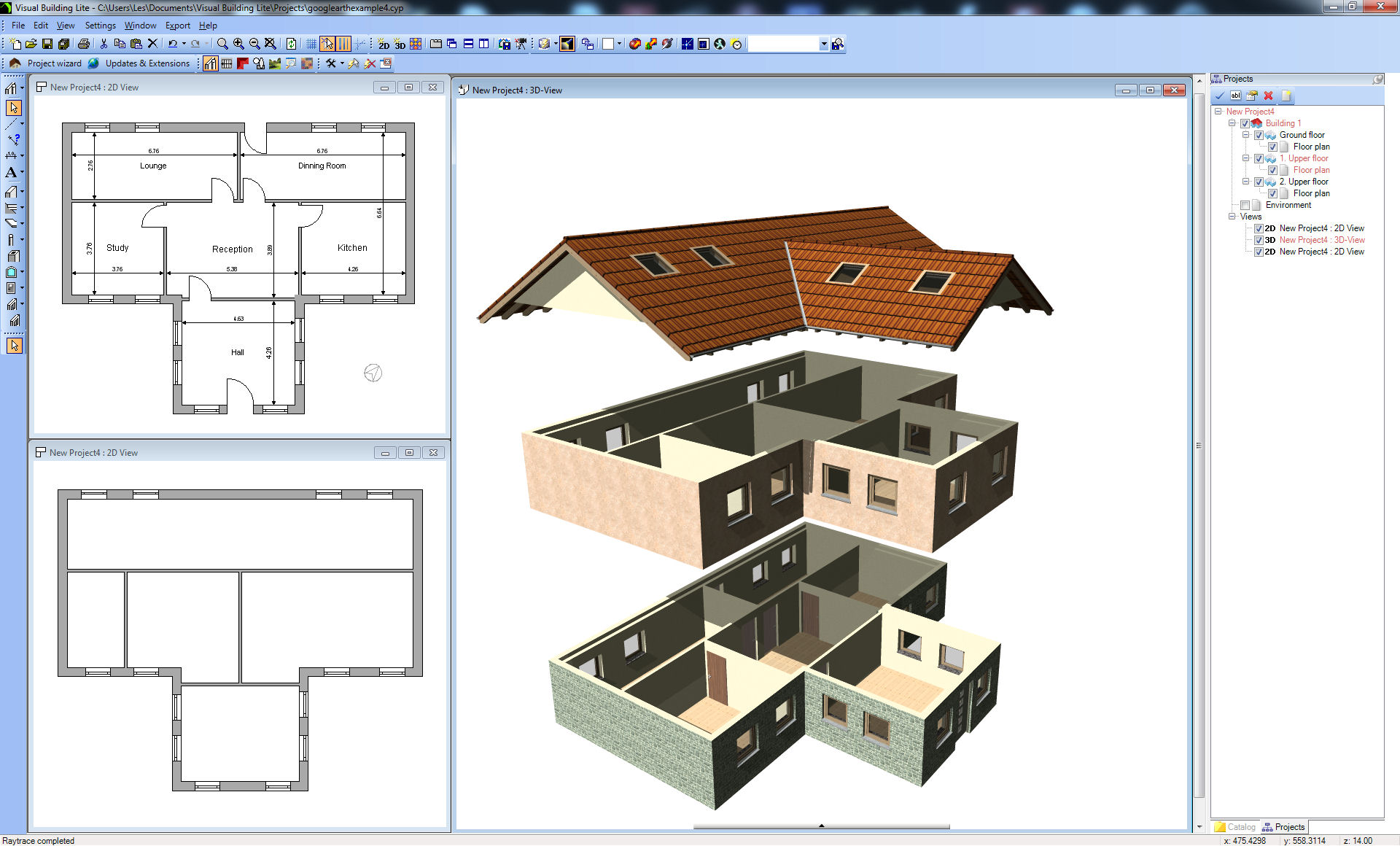  3D  Floor plans  for Estate Agents