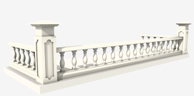 Balcony, made with 3D Construtions (PRO and Premium)