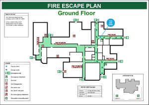 Fire Escape Plan designed with our previous add-on catalogue