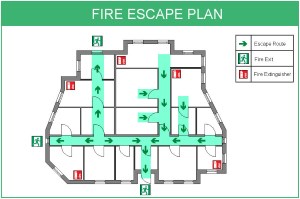 Fire Escape Plan example