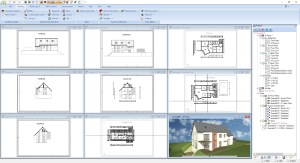 2D and 3D Building Plans, Elevation views
