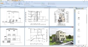 Project with 2D views and extended 2D fill properties