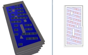 Flat roof mounted panels, rotate with new origin