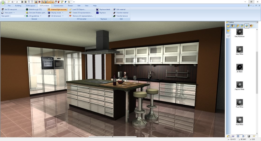 Interior House Design, kitchen example