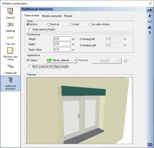 Lintels and roller shutters